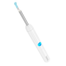 Вушна щітка з камерою Hoco HP65 Ears cleaning tool with camera Wi-Fi App White