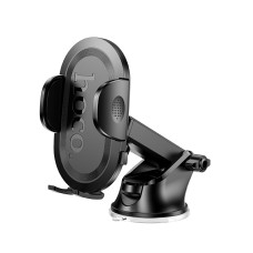 Автомобільний тримач Hoco H54 Brusco ultra-thin push-type car holder Black