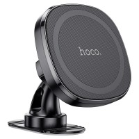 Автомобільний тримач Hoco H35 Cheetah magnetic ring car holder (center console) Black