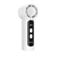 Портативний вентилятор HOCO HX601 high speed handheld fan 100 Levels White