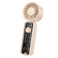 Портативний вентилятор HOCO HX602 transparent portable fan 100 Levels Beige