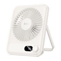 Портативний вентилятор HOCO HX607 slim desktop fan 100 Levels White