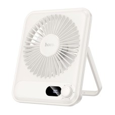 Портативний вентилятор HOCO HX607 slim desktop fan 100 Levels White