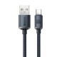 Кабель Baseus Crystal Shine Series Fast Charging Data USB to Type-C 100W 1.2m Black CAJY000401