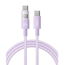 Кабель Baseus Display 2 Fast Charging Type-C to Type-C 100W 5A 1m Purple P10382702511-00