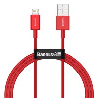 USB кабель Baseus Superior Series Fast Charging Data Cable USB to Lightning 2.4A 1m Red (CALYS-A09)