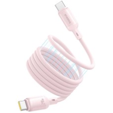 Кабель Baseus PicoGo Magnetic Liquid Silicone Type-C to Type-C 240W 5A 1m Pink P10376800411-00