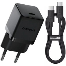 Мережевий зарядний пристрій Baseus Palm Fast Charger Type-C Cable 20W Black P10111602113-01