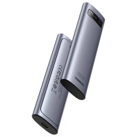 Корпус для зовнішного SSD диску Baseus FlyJoy Series SSD Enclosure для (M.2 NVMe and SATA) Grey B00760600811-02