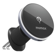 Автомобільний тримач із бездротовою зарядкою Momax CM25 Q.Mag Mount 5 15W Black