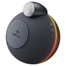Портативна колонка Bluetooth ACEFAST K10 Air speaker with wireless charger BT5.4 RGB 20W Black