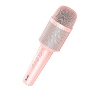 Портативна колонка-мікрофон HOCO DBK1 Singing karaoke microphone BT 5.0 Pink