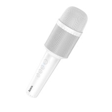 Портативна колонка-мікрофон HOCO DBK1 Singing karaoke microphone BT 5.0 White