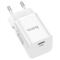 Мережевий зарядний пристрій HOCO N19 Rigorous charger 25W White