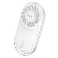 Портативний міні вентилятор Hoco HX611 ultra-thin pocket fan 3 Levels Milky white
