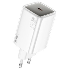 Мережевий зарядний пристрій HOCO N48 Glorious single port charger 3A PD QC 65W White
