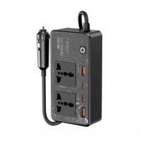 Автомобільний інвертор Earldom ET-LT01 Car Power Inverter 200W Black