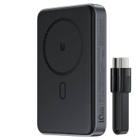 Повербанк портативний акумулятор Power bank Acefast M10 MagSafe with cable 30W 10000 mAh Black