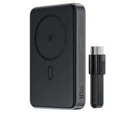 Повербанк портативний акумулятор Power bank Acefast M10 MagSafe with cable 30W 10000 mAh Black
