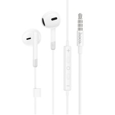 Дротові навушники HOCO M109 Pure joy wire control earphones with microphone 3.5mm White