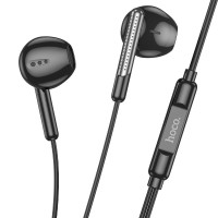 Дротові навушники HOCO M123 Glory universal earphones with microphone 3.5mm Black