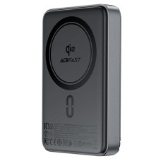 Повербанк портативний акумулятор Power bank Acefast M11 Qi2 MagSafe магнітний 30W 10000 mAh Black