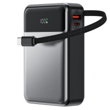 Повербанк портативний акумулятор Power bank ACEFAST M21 with cable 65W 20000 mAh Black