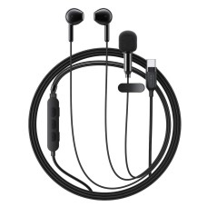 Дротові навушники ACEFAST L12 semi-in-ear karaoke wired earphones Type-C Black