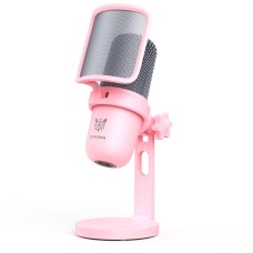 Мікрофон провідний настільний Onikuma M630 Gaming Microphone USB PC, PS5, Mac Pink