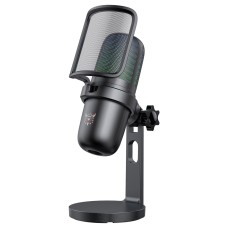 Мікрофон провідний настільний Onikuma M730 microphone RGB Type-C 2m Black