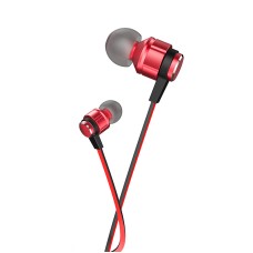Дротові навушники HOCO M85 Platinum sound universal earphone with mic 3.5mm Red