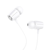 Дротові навушники HOCO M88 Graceful universal earphones with mic White