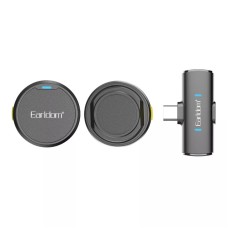 Бездротовий мікрофон Earldom ET-MC15C Wireless Microphone Type-C 2 мікрофона Black