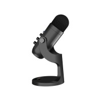 Мікрофон провідний настільний ігровий MeeTion MT-MC20 Type-C, AUX Black