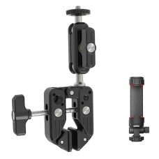 Кріплення краб для LED лампи, камери, телефон, фотоапарата, GoPro Jmary MS-90