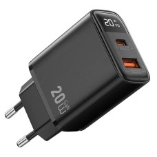Мережевий зарядний пристрій Wiwu Wi-G009 Firefly GaN Fast Charger 20W Black