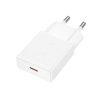 Мережевий зарядний пристрій HOCO N74 Speed single-port PD ultra-thin charger 25W White