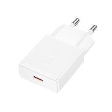 Мережевий зарядний пристрій HOCO N74 Speed single-port PD ultra-thin charger 25W White