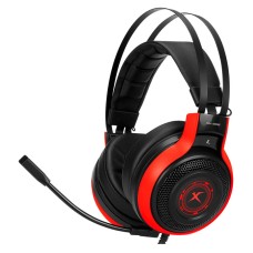 Дротові навушники XTRIKE ME GH-908 Gaming Backlight headset RGB Black-red