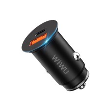 Автомобільний зарядний пристрій WiWU PC200 Car Charger Black