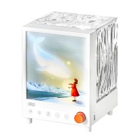 Портативна колонка Bluetooth XO OZ14 Aurora Projection Ambient Light + Speaker 5W White
