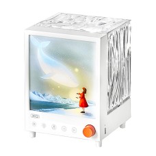 Портативна колонка Bluetooth XO OZ14 Aurora Projection Ambient Light + Speaker 5W White