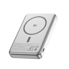 Повербанк портативний акумулятор Power bank Wiwu Wi-P090 Magnetic MagSafe магнітний 10000 mAh Silver