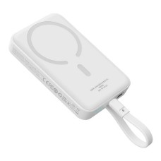 Повербанк портативний акумулятор Power bank Baseus Magnetic Mini Wireless магнітний 30W 10000 mAh White P1002210B223-00