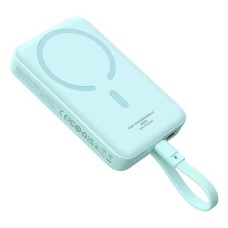 Повербанк портативний акумулятор Power bank Baseus Magnetic Mini Wireless магнітний 30W 10000 mAh Blue P1002210B333-00