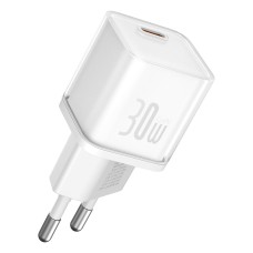 Мережевий зарядний пристрій Baseus GaN5S Fast Charger 30W White P10162504213-00