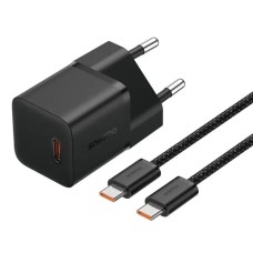Мережевий зарядний пристрій Baseus GaN5 Fast Charger (mini) Type-C Cable 20W Black P10110900113-00
