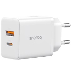 Мережевий зарядний пристрій Baseus Cube Fast Charger C+U 30W EU Cluster White P10111404213-00