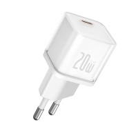 Мережевий зарядний пристрій Baseus GaN5S Fast Charger 20W White P10162503213-00