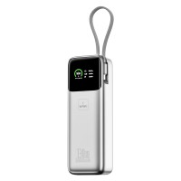 Повербанк портативний акумулятор Power bank WiWU PM301 Fast Charge 130W 20000 mAh Silver
